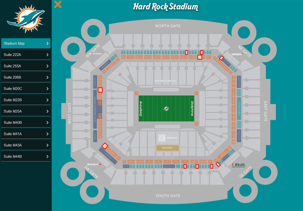 Miami Dolphins Virtual Tour